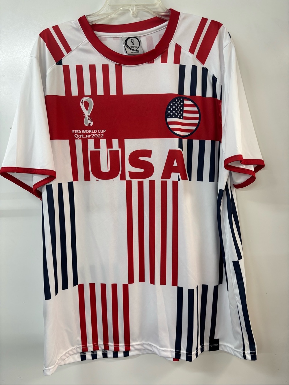 FIFA World Cup USA Red White & Navy Graphic Jersey